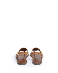 Sam Edelman | Brown 'greta' Ringlet Stud Suede Sandals | Lyst