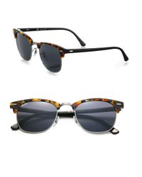 Ray-Ban | Blue Iconic Clubmaster Sunglasses | Lyst