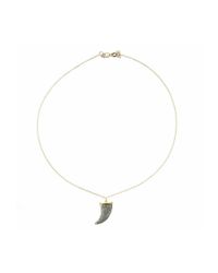 Sydney Evan | Metallic Horn Necklace | Lyst