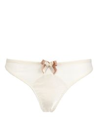 Bordelle | White Techno Mesh Thong | Lyst