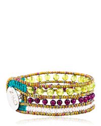 Ziio | Green Rock High Bracelet | Lyst