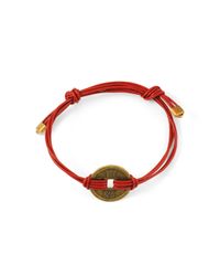 Lulu Frost | Red Multistrand Coin Bracelet for Men | Lyst