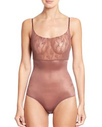 Wolford | Brown Lilie Forming Bodysuit | Lyst
