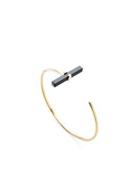 Mateo | Metallic 14k Yellow Gold Onyx Bar Bracelet | Lyst