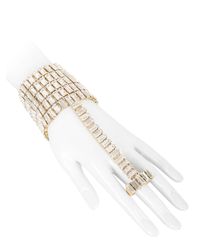 Giuseppe Zanotti | Metallic Crystal Embellished Ring & Bracelet | Lyst