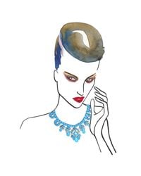 Shourouk | Blue Holy Brandeis Necklace | Lyst
