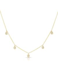 Anne Sisteron - Metallic 14kt Yellow Gold Diamond Sparkle Necklace - Lyst