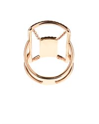 Diane Kordas | Pink Diamond & Rose-Gold Floating Ring | Lyst