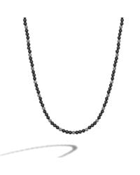 John Hardy | Black Round Beads Necklace for Men | Lyst
