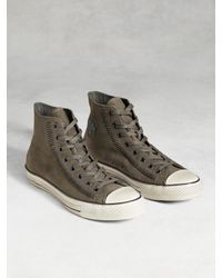 John Varvatos | Gray Chuck Taylor Artisan Stitch High Top for Men | Lyst