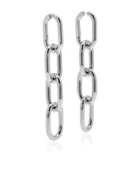 Alexander Wang | Metallic Four Link Chain Earrings | Lyst