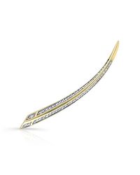 Anne Sisteron - Metallic 14kt Yellow Gold Diamond Talon Earrings - Lyst