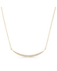 Anne Sisteron - Metallic 14kt Yellow Gold Diamond Venus Necklace - Lyst