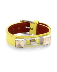 Proenza Schouler | Yellow Ps11 Small Leather Bracelet | Lyst