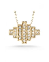 Dana Rebecca | Metallic Jeb Necklace in Gold | Lyst