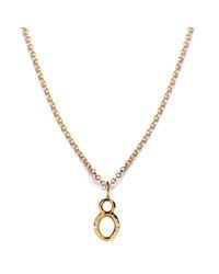 Lulu Frost - Metallic Code Number 18kt #8 Necklace - Lyst