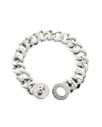 Marc By Marc Jacobs - Metallic Turnlock Small Katie Brass Bracelet - Lyst