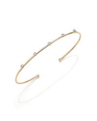 Mizuki | Metallic Diamond & 14k Yellow Gold Bracelet | Lyst