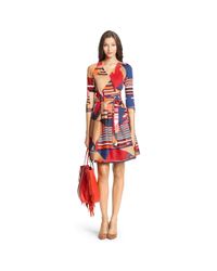 Diane von Furstenberg | Red Sutra Large Ready To Go Fringe Tote | Lyst