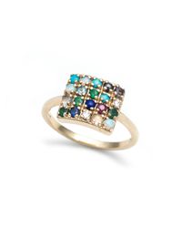Lulu Frost - Multicolor Code 10kt 'to Thine Own Self Be True' Ring - Lyst