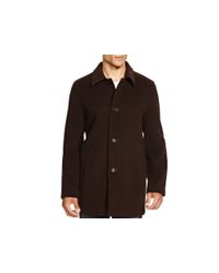 Cole Haan | Brown Classic Topper Coat for Men | Lyst