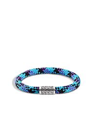 John Hardy | Blue Classic Chain Station Bracelet | Lyst