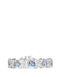 CZ by Kenneth Jay Lane | Blue Mixed Cut Cubic Zirconia Bracelet | Lyst