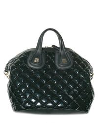 Givenchy | Black Vinyl and Nappa Nightingale Top Handle | Lyst