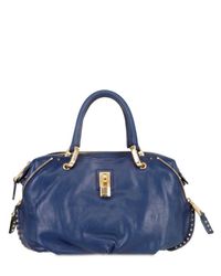 Marc Jacobs | Black Paradise Calfskin Little Janice Top Hand | Lyst