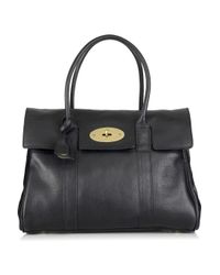 Mulberry | Black Bayswater Leather Bag | Lyst