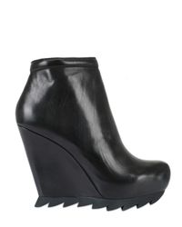 Camilla Skovgaard | Black Saw Wedge Ankle Boot | Lyst