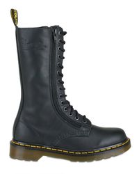 Dr. Martens | Black 14 Eye 2 Zip Boot (women) | Lyst