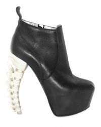 DSquared² | Black 160mm Nappa Spine Heel Ankle Boots | Lyst