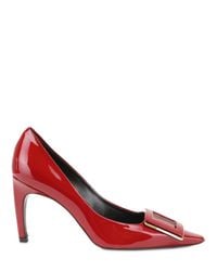 Roger Vivier | Red Decollete Miss D Patent Pumps | Lyst