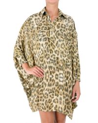 Tata Naka | Multicolor Silk Georgette Oversize Shirt Dress | Lyst