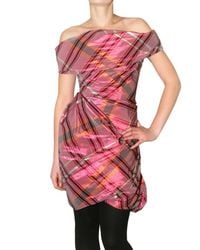Vivienne Westwood Red Label | Pink Tartan Taffeta Dress | Lyst