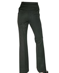 Francesco Scognamiglio | Black Stretch Wool Gabardine Trousers | Lyst