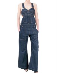 Jean Paul Gaultier | Blue Salopette Brete Jumpsuit | Lyst