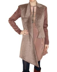 Michael Angel | Pink Alpaca Jacket | Lyst