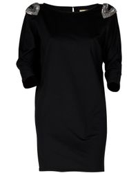 Elizabeth and James | Black Beaded Shoulder Wedge Dress | Lyst