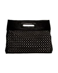 Thomas Wylde | Black Studded Leather Clutch | Lyst