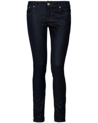 Victoria Beckham | Storm Blue Cropped Jeans | Lyst