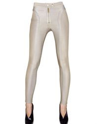Burberry Prorsum | Green Scuba Jersey and Crochet Trousers | Lyst