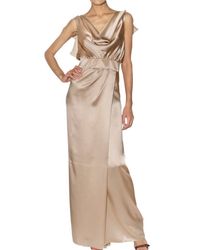 DSquared² | Natural Chloecelin Long Dress | Lyst