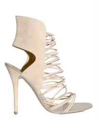 Giuseppe Zanotti | Natural 110mm Nappa Multi String Suede Sandals | Lyst