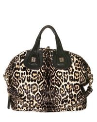 Givenchy | Brown Nightingale Pony Printed Medium Top Hand | Lyst