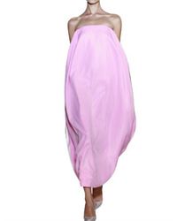 Jil Sander | Pink Shiny Transparent Nylon Popeline Dress | Lyst