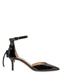 Valentino | Black 65mm Patent Ankle Strap Pumps | Lyst