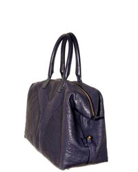 Saint Laurent | Purple Grainy Calf Easy Medium Top Handle | Lyst