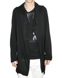 Ann Demeulemeester | Black Cashmere Blend Knit Cardigan Sweater for Men | Lyst